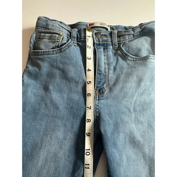 Levis Girls 720 High Rise Super Skinny Jeans Light Wash Blue Size 10 - Picture 6 of 8